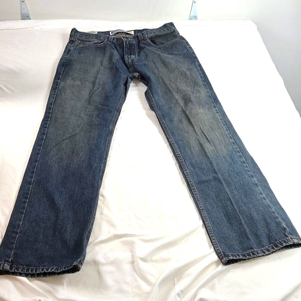 Denizen from Levi’s 281 Straight Fit Jeans Men's 34x32 Dark Wash Cotton